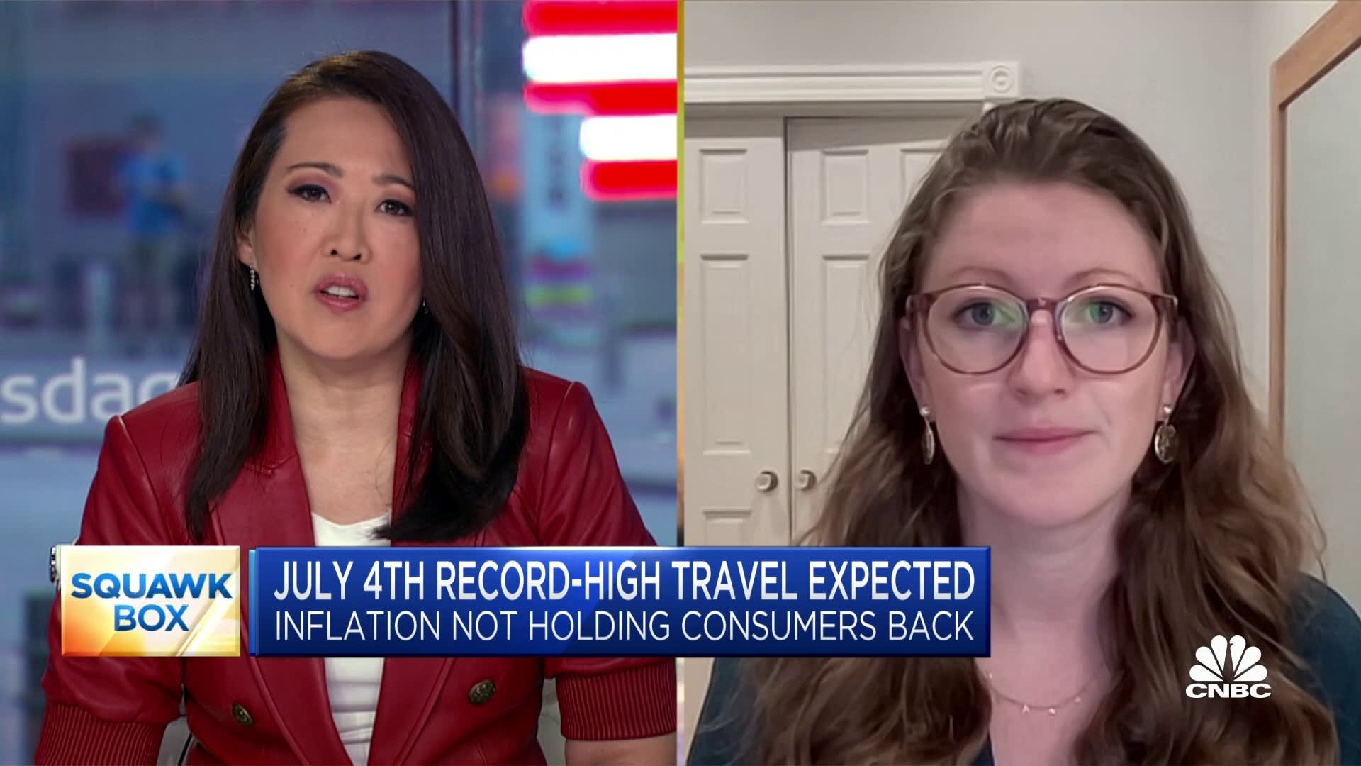 We're seeing more 'deal-seeking behavior' from travelers, says Hopper's Hayley Berg