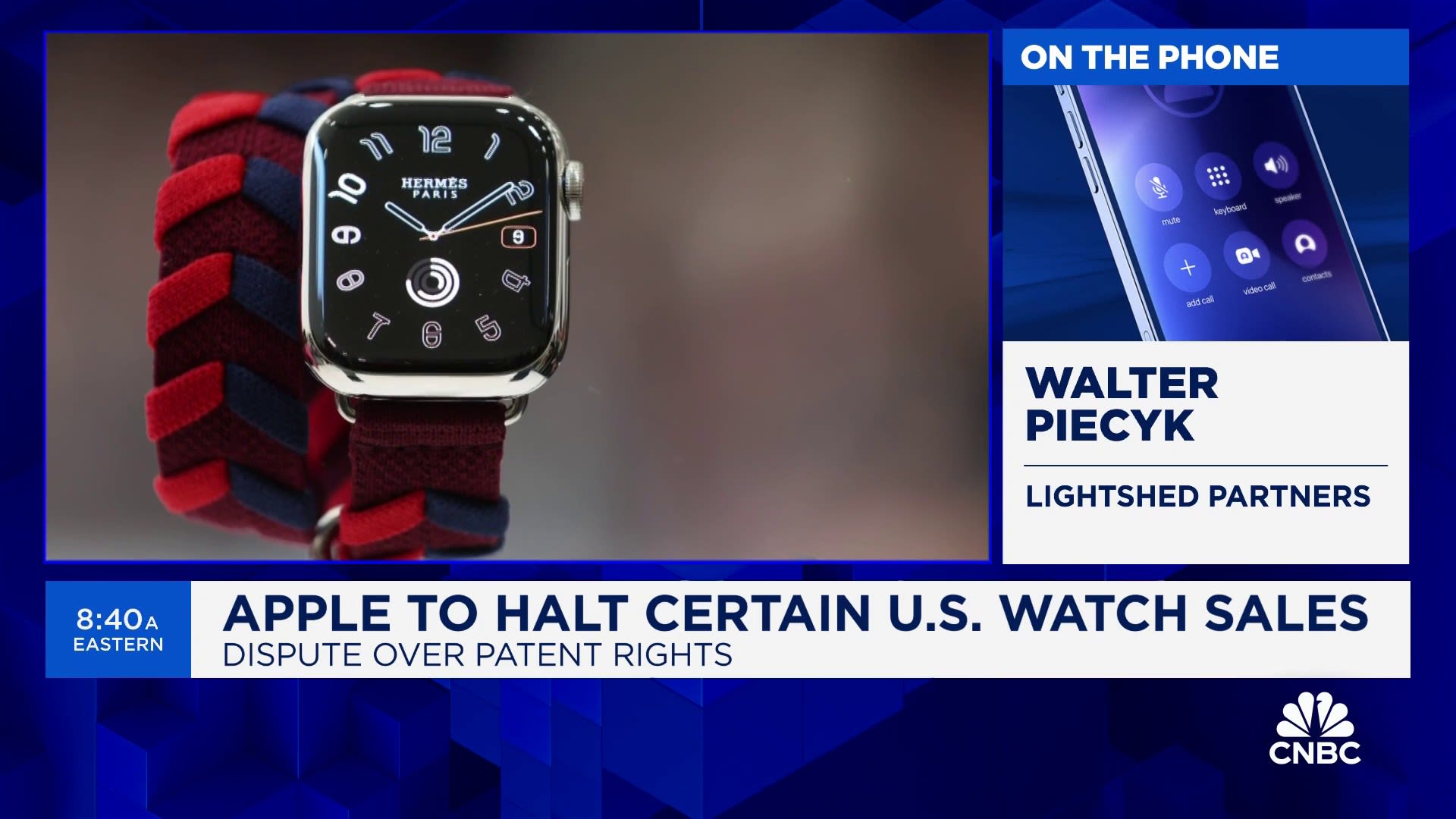 Apple Watch sales pause not a huge deal 'quantitatively or qualitatively': LightShed's Walter Piecyk